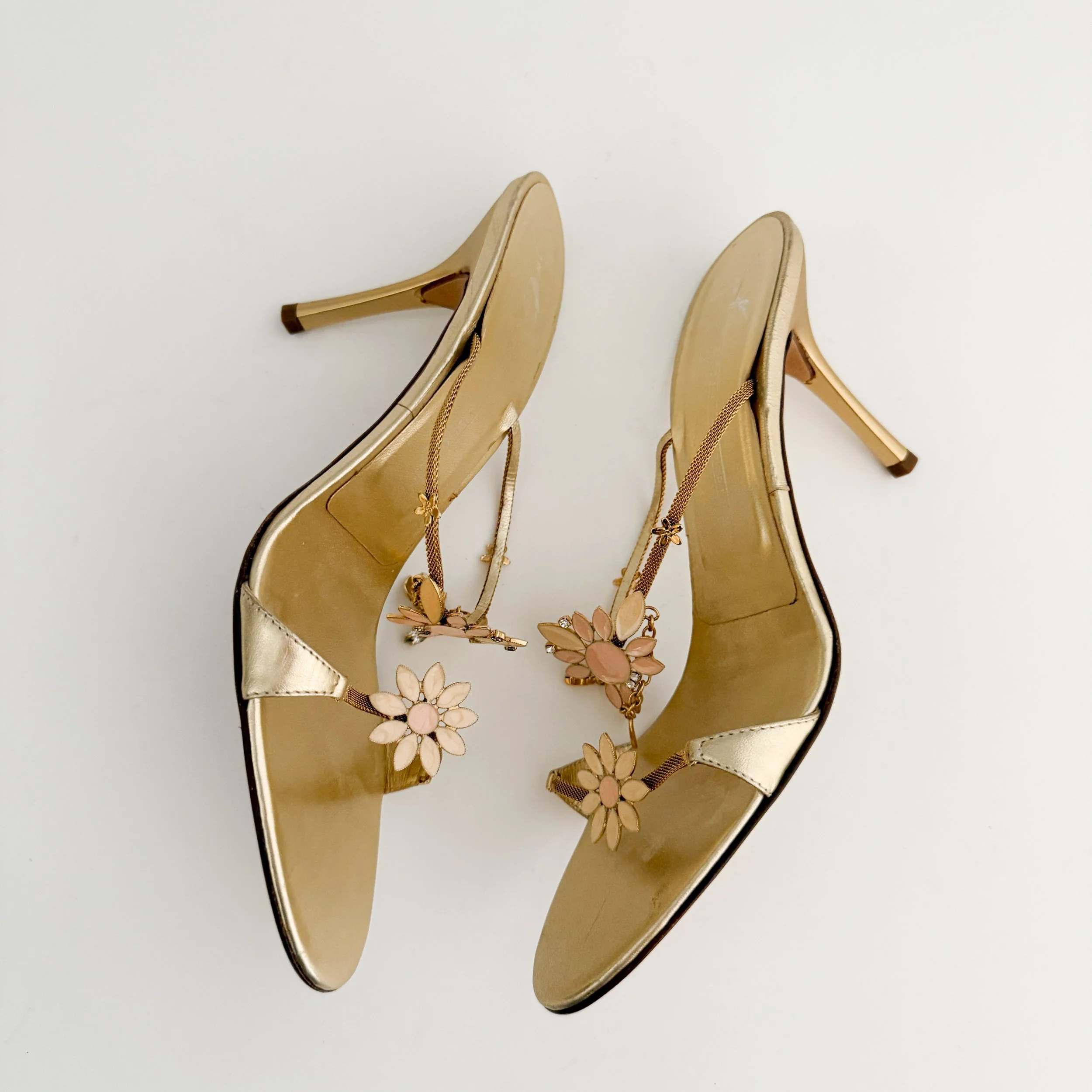 ERMANNO SCERVINO ゴールドハイヒール ERMANNO SCERVINO ゴールドハイヒール ERMANNO SCERVINO ゴールド